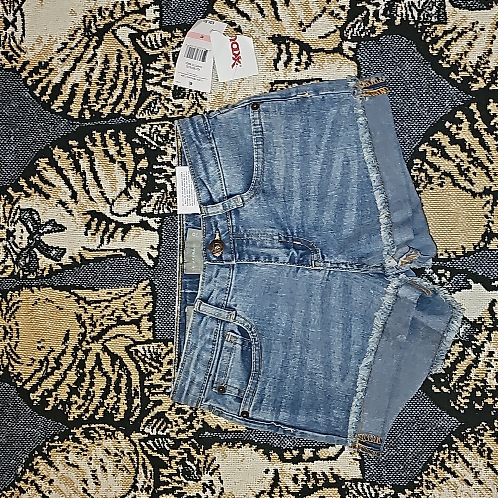 Lucky Brand denim Riley short shorts girls 8/10 new